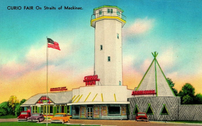 Curio Fair - Old Postcard (newer photo)